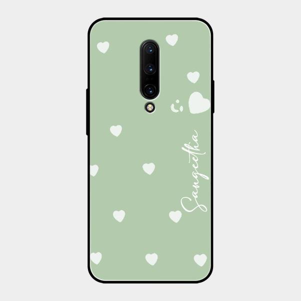 Be Loved Customized Glass Case Cover Mint Green For Oneplus 7 Pro