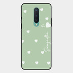 Be Loved Customized Glass Case Cover Mint Green For Oneplus 8