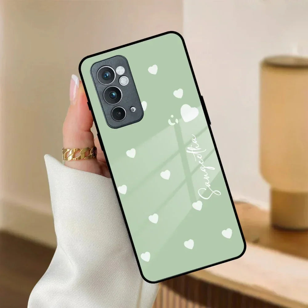 Be Loved Customized Glass Case Cover Mint Green For Oneplus - ShopOnCliQ
