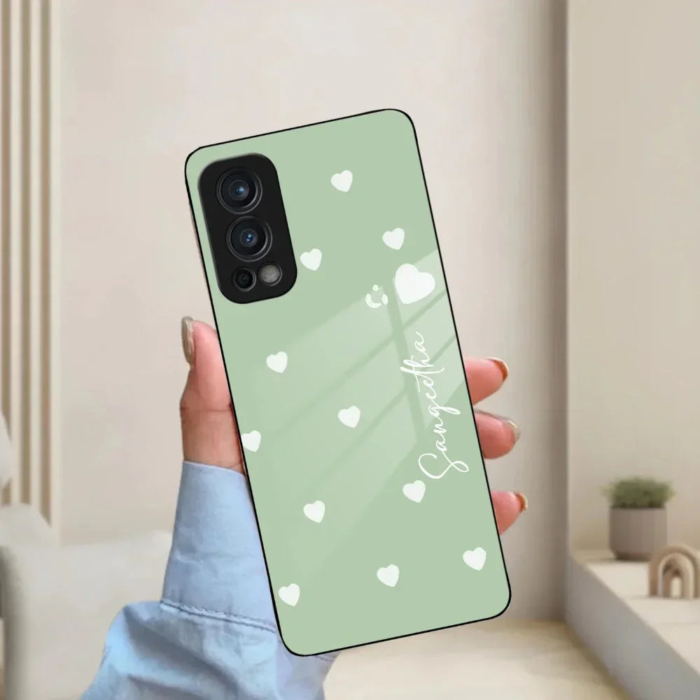 Be Loved Customized Glass Case Cover Mint Green For Oneplus - ShopOnCliQ