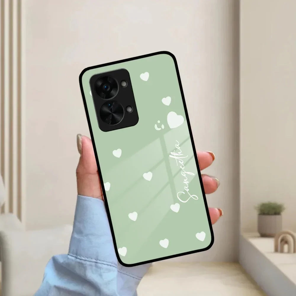 Be Loved Customized Glass Case Cover Mint Green For Oneplus - ShopOnCliQ