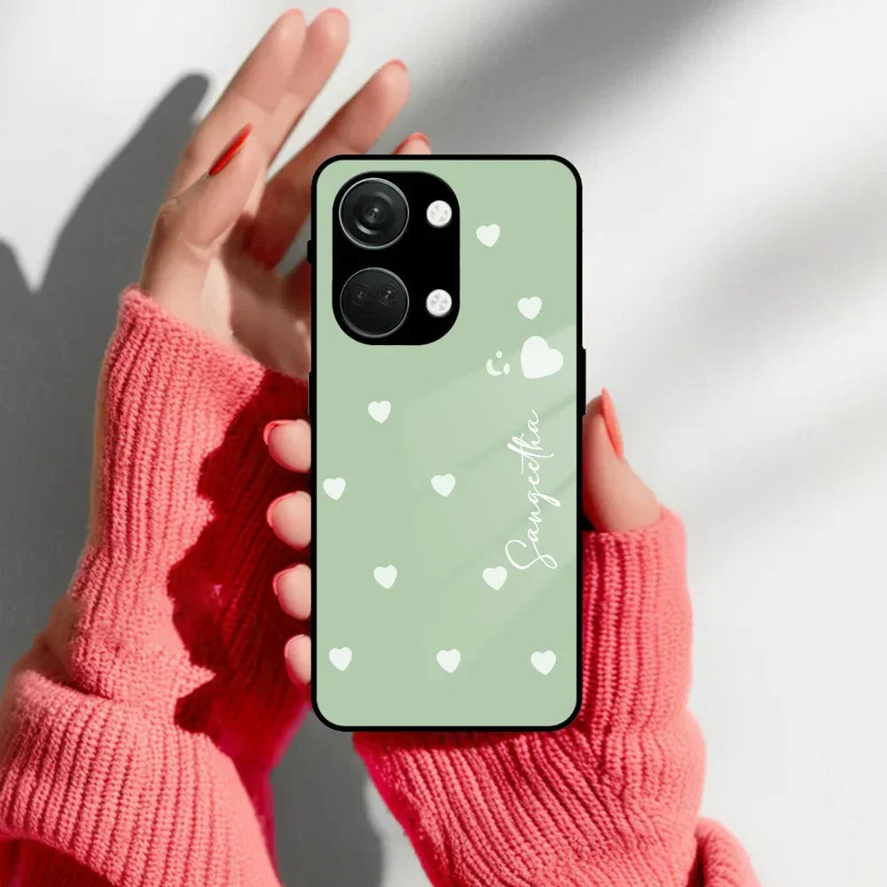 Be Loved Customized Glass Case Cover Mint Green For Oneplus - ShopOnCliQ