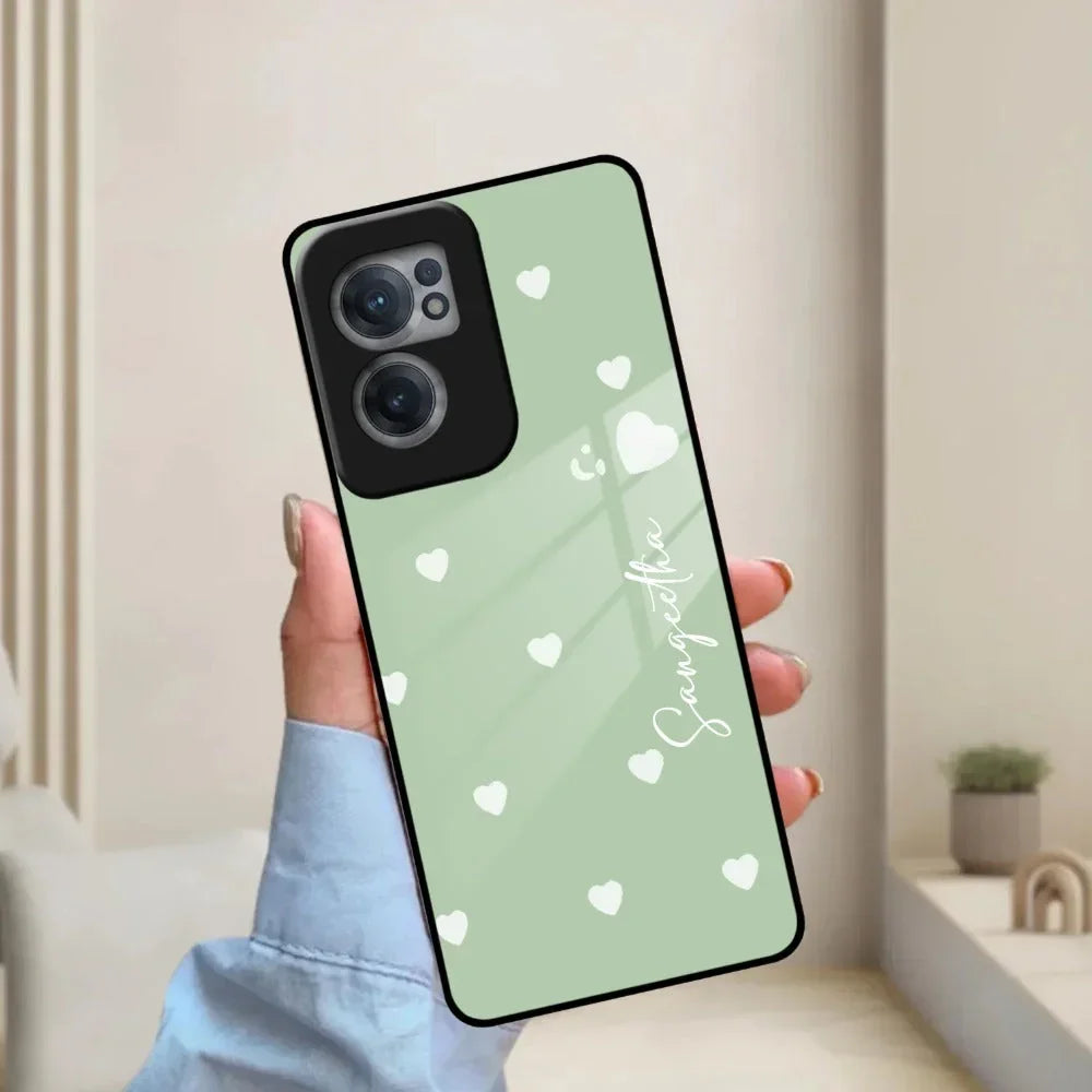 Be Loved Customized Glass Case Cover Mint Green For Oneplus - ShopOnCliQ