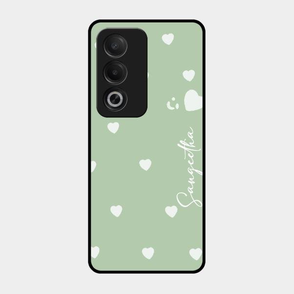 Be Loved Customized Glass Case Cover Mint Green For Oppo A3 Pro 5G
