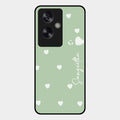 Be Loved Customized Glass Case Cover Mint Green For Oppo A79 5G
