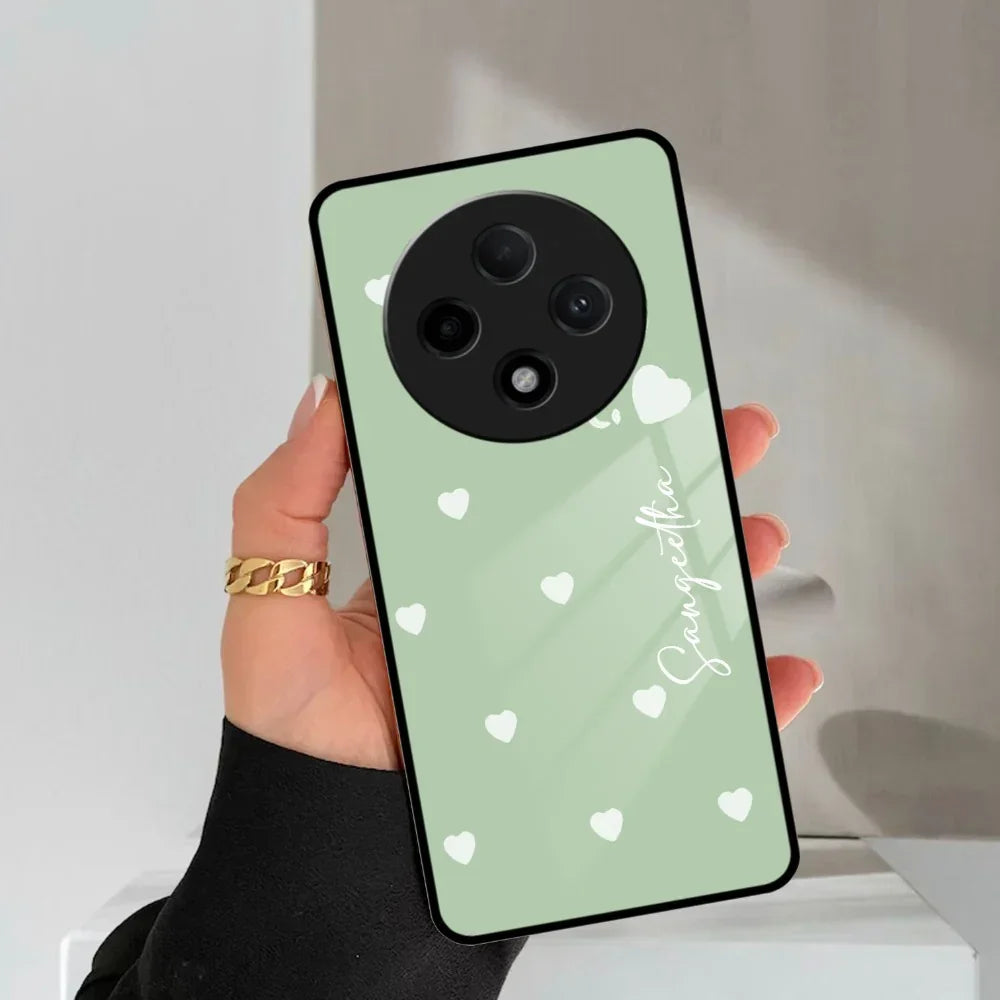 Be Loved Customized Glass Case Cover Mint Green For Oppo - ShopOnCliQ