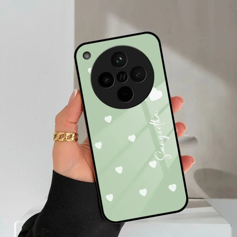 Be Loved Customized Glass Case Cover Mint Green For Oppo - ShopOnCliQ