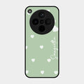 Be Loved Customized Glass Case Cover Mint Green For Oppo Find X8 5G