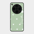 Be Loved Customized Glass Case Cover Mint Green For Oppo Find X8 Pro 5G