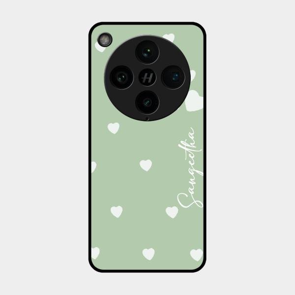 Be Loved Customized Glass Case Cover Mint Green For Oppo Find X8 Pro 5G