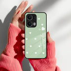 Be Loved Customized Glass Case Cover Mint Green For Oppo - ShopOnCliQ