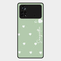 Be Loved Customized Glass Case Cover Mint Green For Poco X4 Pro 5G