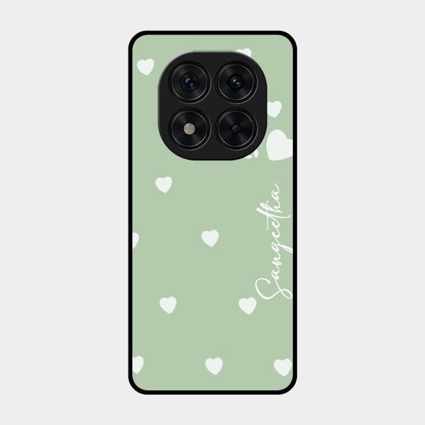 Be Loved Customized Glass Case Cover Mint Green For Poco X7 5G