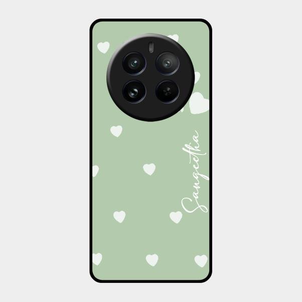 Be Loved Customized Glass Case Cover Mint Green For Realme 12 Pro 5G