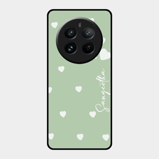 Be Loved Customized Glass Case Cover Mint Green For Realme 12 Pro Plus 5G