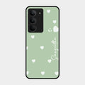 Be Loved Customized Glass Case Cover Mint Green For Realme 14X 5G