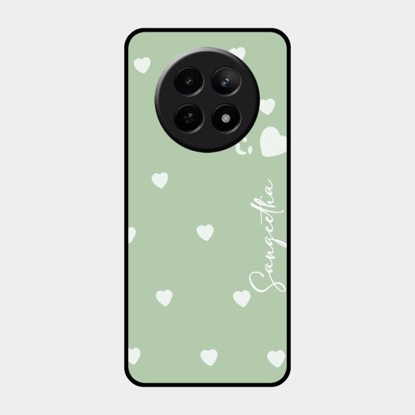 Be Loved Customized Glass Case Cover Mint Green For Realme C65 5G