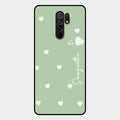 Be Loved Customized Glass Case Cover Mint Green For Redmi 9 Prime