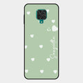 Be Loved Customized Glass Case Cover Mint Green For Redmi Note 10 Lite