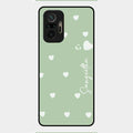 Be Loved Customized Glass Case Cover Mint Green For Redmi Note 10 Pro
