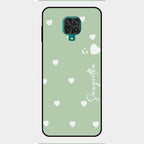 Be Loved Customized Glass Case Cover Mint Green For Redmi Note 9 Pro Max