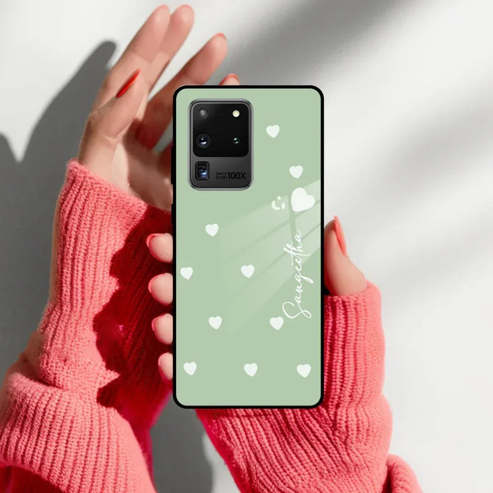 Be Loved Customized Glass Case Cover Mint Green For Samsung - ShopOnCliQ