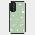 Be Loved Customized Glass Case Cover Mint Green For Samsung Galaxy A34 5G