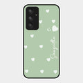 Be Loved Customized Glass Case Cover Mint Green For Samsung Galaxy A54 5G