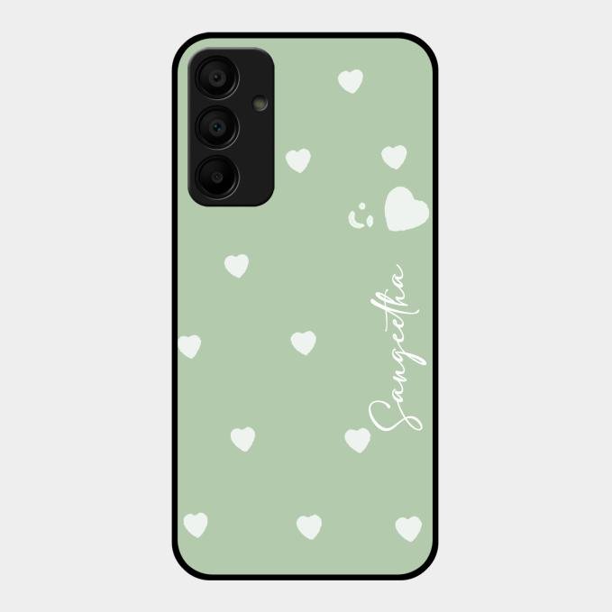 Be Loved Customized Glass Case Cover Mint Green For Samsung Galaxy F15 5G