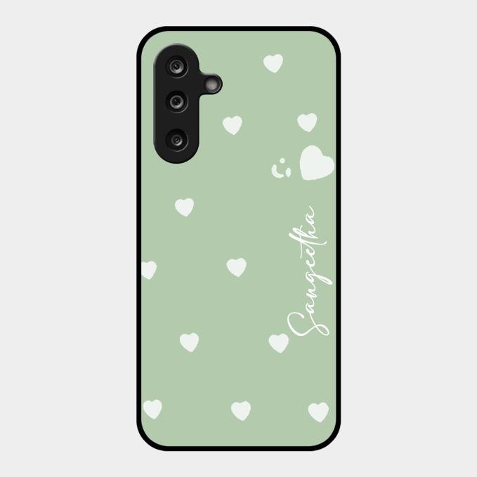 Be Loved Customized Glass Case Cover Mint Green For Samsung Galaxy F16 5G