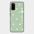 Be Loved Customized Glass Case Cover Mint Green For Samsung Galaxy S20