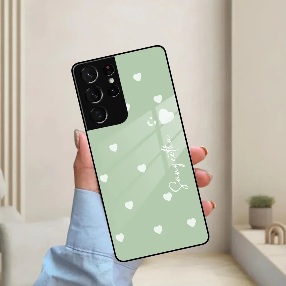 Be Loved Customized Glass Case Cover Mint Green For Samsung - ShopOnCliQ