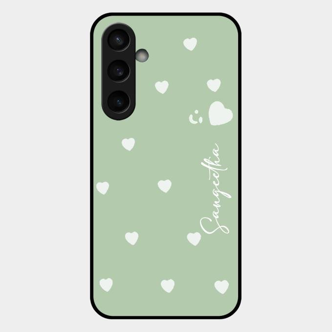 Be Loved Customized Glass Case Cover Mint Green For Samsung Galaxy S23 Fe 5G
