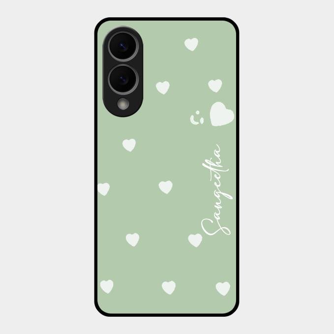 Be Loved Customized Glass Case Cover Mint Green For Samsung Galaxy S25 Edge 5G