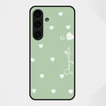 Be Loved Customized Glass Case Cover Mint Green For Samsung Galaxy S25 FE 5G