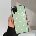 Be Loved Customized Glass Case Cover Mint Green For Samsung Galaxy M42 5G