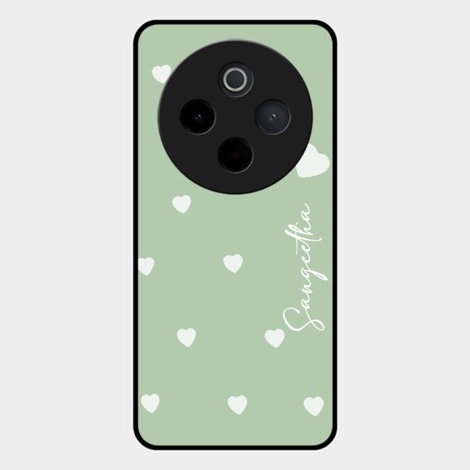 Be Loved Customized Glass Case Cover Mint Green For Vivo T4 5G