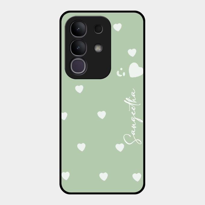 Be Loved Customized Glass Case Cover Mint Green For Vivo T4X 5G