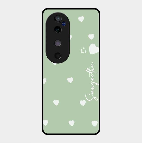 Be Loved Customized Glass Case Cover Mint Green For Vivo V40 5G