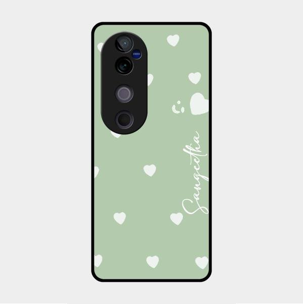 Be Loved Customized Glass Case Cover Mint Green For Vivo V40 Pro 5G