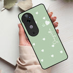 Be Loved Customized Glass Case Cover Mint Green For Vivo - ShopOnCliQ