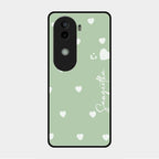 Be Loved Customized Glass Case Cover Mint Green For Vivo V40E 5G