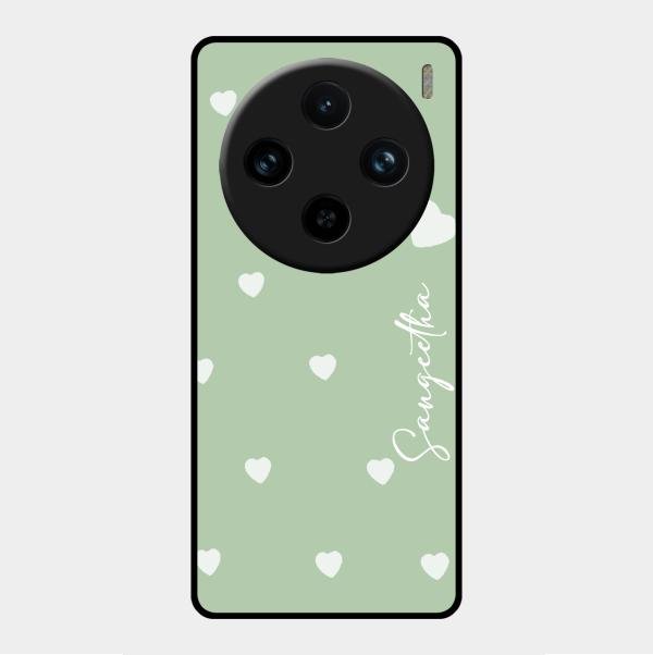 Be Loved Customized Glass Case Cover Mint Green For Vivo X100 Pro 5G