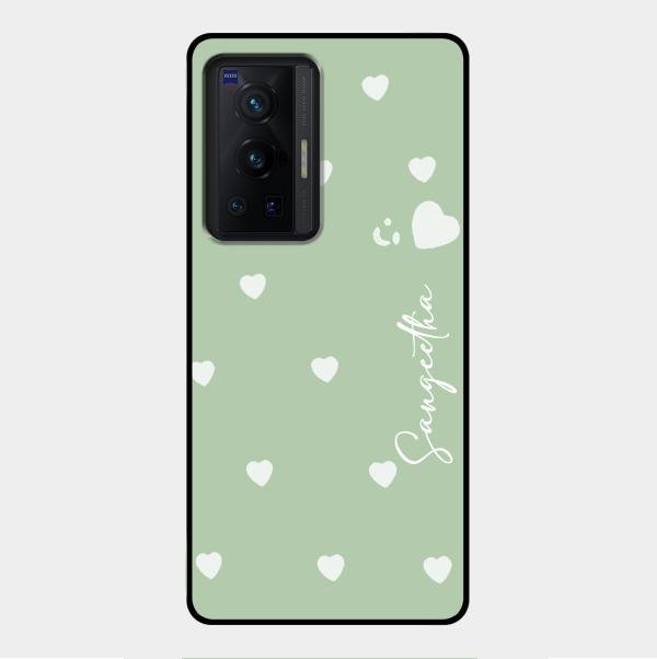 Be Loved Customized Glass Case Cover Mint Green For Vivo X70 Pro 5G