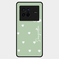 Be Loved Customized Glass Case Cover Mint Green For Vivo X80 5G