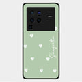 Be Loved Customized Glass Case Cover Mint Green For Vivo X80 Pro 5G