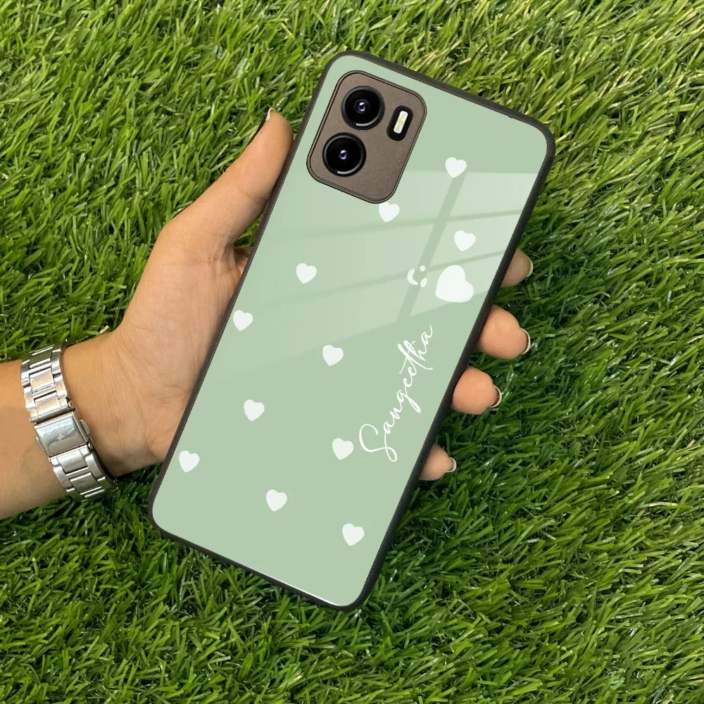 Be Loved Customized Glass Case Cover Mint Green For Vivo - ShopOnCliQ