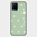 Be Loved Customized Glass Case Cover Mint Green For Vivo Y21A