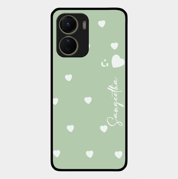 Be Loved Customized Glass Case Cover Mint Green For Vivo Y56 5G