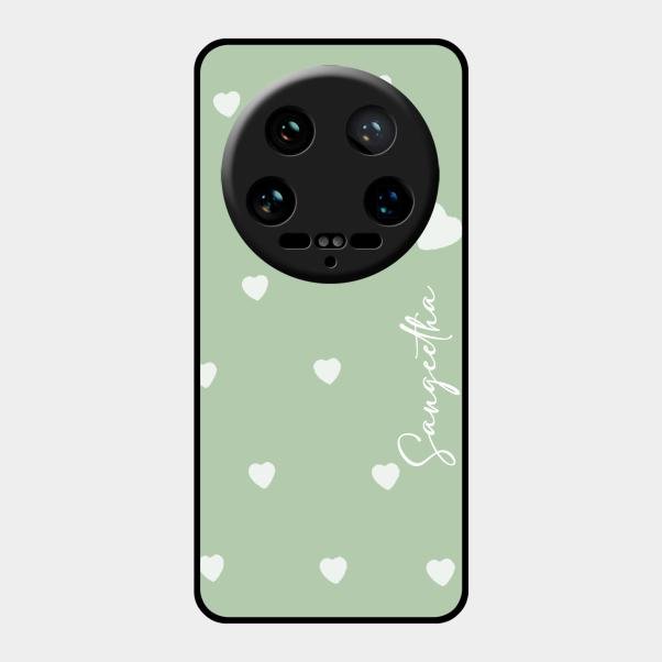Be Loved Customized Glass Case Cover Mint Green For Xiaomi 14 Ultra